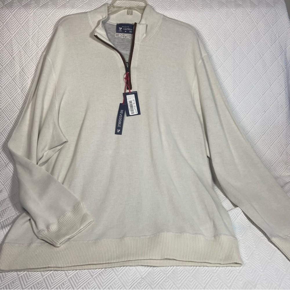 Daniel Cremieux Reversible 1/4 Zip Men’s Sweater NWT